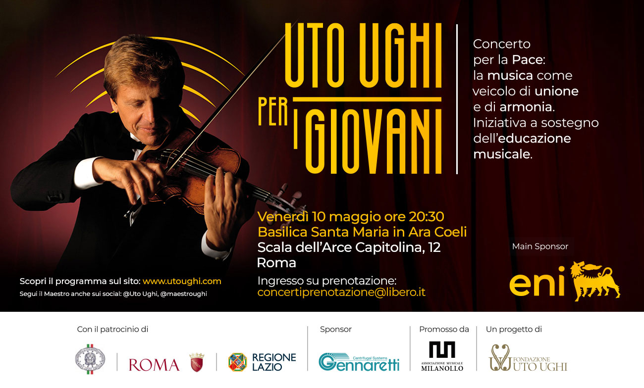 Un concerto per la pace:Uto Ughi per i Giovani